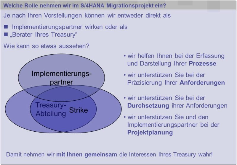 Strike Consulting - Treasury - S/4HANA Migration
